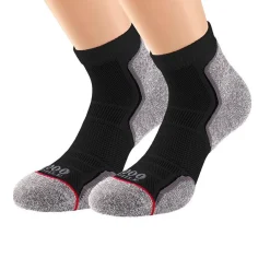 Hombre 1000 Mile Run calcetín tobillero Single Layer Men's running calcetines (Twin Pack)