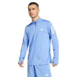 Hombre adidas Own The Run media cremallera Men's Top - SS25
