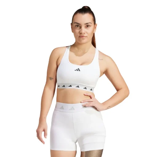 Mujer adidas Powerreact Techfit sujetador deportivo de entrenamiento sujeción media para mujer - SS24