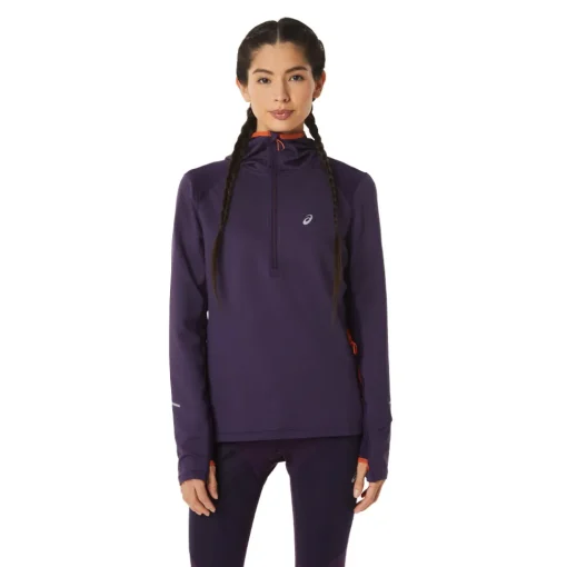 Mujer Asics Winter Run chaqueta de capucha para mujer