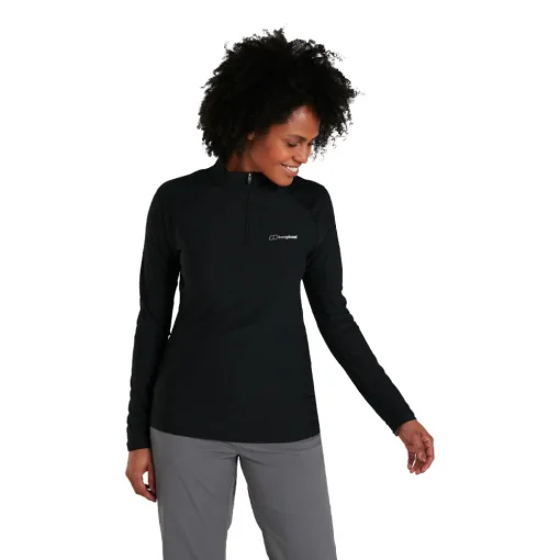 Mujer Berghaus 24/7 Tech mujer manga larga cremallera Top - SS25