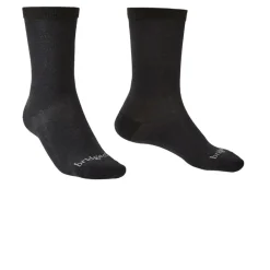 Hombre Bridgedale capa base Coolmax Liner bota calcetín (2 Pack)