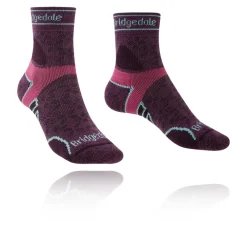 Mujer Bridgedale TRAIL RUN Lightweight T2 Merino Sport 3/4 Crew Calcetines para Mujer - SS23