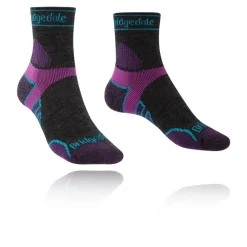 Mujer Bridgedale TRAIL RUN Lightweight T2 Merino Sport 3/4 Crew Calcetines para Mujer - SS23