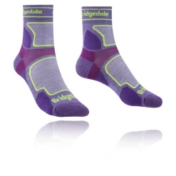 Mujer Bridgedale trail RUN Ultralight T2 Coolmax Sport para mujer 3/4 Crew calcetines - SS23