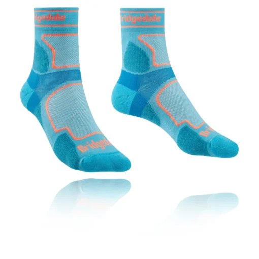 Mujer Bridgedale trail Run Ultra Light T2 Coolmax Sport mujer 3/4 Crew calcetines - SS25