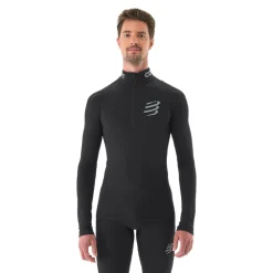 Hombre Compressport 3D Thermo camiseta manga larga media cremallera - SS25