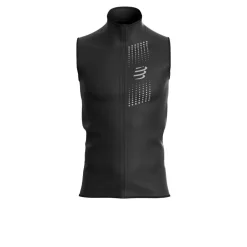 Hombre Compressport Hurricane chaleco cortavientos