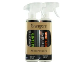 Hombre Grangers Footwear and Gear Cleaner and Footwear Repel Plus Eco pack doble - SS25