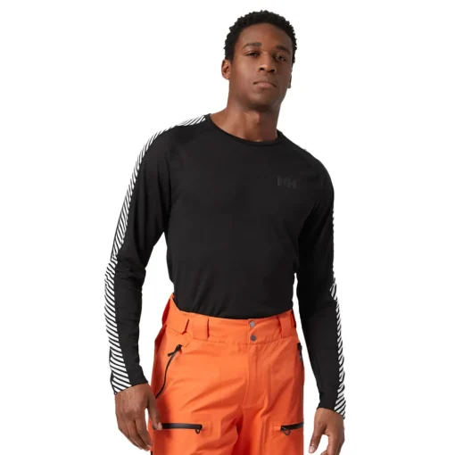 Hombre Helly Hansen LIFA ACTIVE Stripe camiseta manga larga cuello redondo - AW24