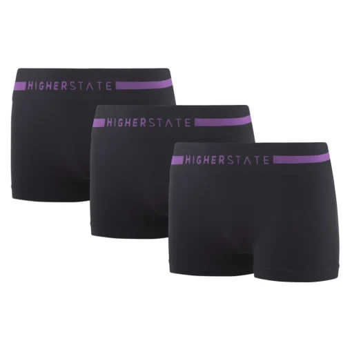 Mujer Higher State Braga de mujer sin costuras (paquete de 3)