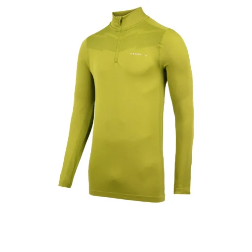 Hombre Higher State camiseta de running media cremallera sin costuras
