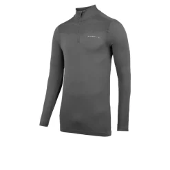 Hombre Higher State camiseta de running con media cremallera sin costuras