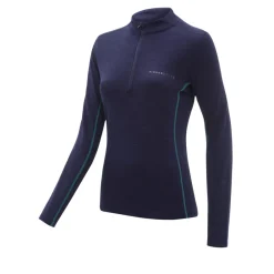 Mujer Higher State Camiseta de mujer L/S con cremallera 1/4