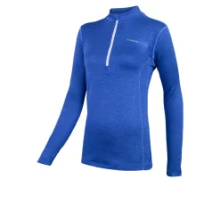 Mujer Higher State L/S 1/4 camiseta Micro Grid con cremallera para mujer