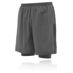 Hombre Higher State Mens 2 in 1 7 pulgada running pantalón corto