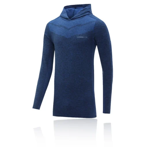 Hombre Higher State Seamfree sudadera de running con capucha