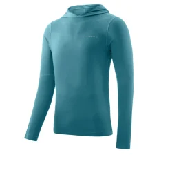 Hombre Higher State Seamfree sudadera de running con capucha