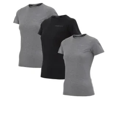 Mujer Higher State S/S Crew mujer camiseta running (3 Pack)