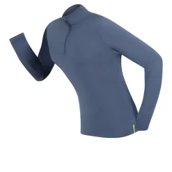 Hombre Higher State Thermal manga larga cremallera Top - SS25
