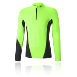 Hombre Mizuno Camiseta de running Virtual Body G1 con media cremallera