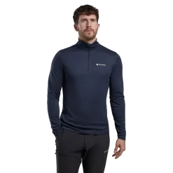 Hombre Montane Dart cremallera Neck Top - SS25