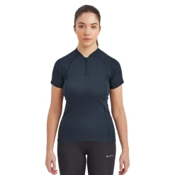 Mujer Montane Dart Nano camiseta con cuello de cremallera para mujer - SS23