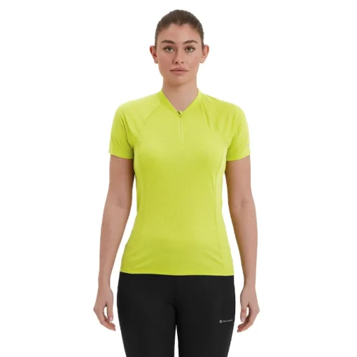 Mujer Montane Dart Nano cremallera Neck mujer T-Shirt - SS25
