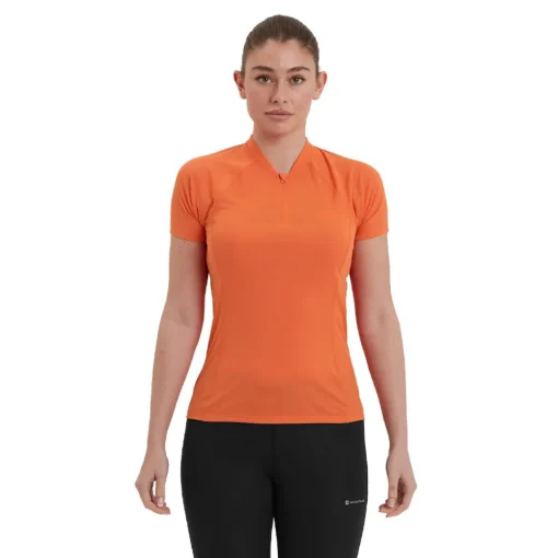 Mujer Montane Dart Nano cremallera Neck mujer T-Shirt - SS25