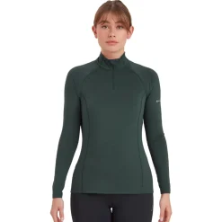 Mujer Montane Dart XT camiseta con cuello de cremallera para mujer - AW23