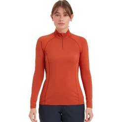 Mujer Montane Dart XT camiseta con cuello de cremallera para mujer - AW23