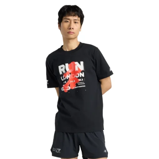 Hombre New Balance London Edition Run London Graphic T-Shirt - SS25