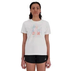 Mujer New Balance London Edition Graphic camiseta para mujer - SS24