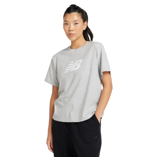 Mujer New Balance Sport Jersey Relaxed Logo mujer T-Shirt - SS25