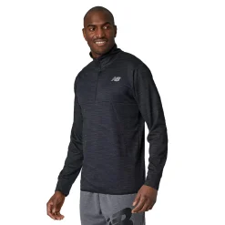 Hombre New Balance Tenacity Quarter Zip Top Camiseta de Manga Larga