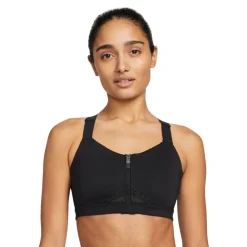 Mujer Nike Dri-FIT Alpha Zip-Front mujer sujetador deportivo