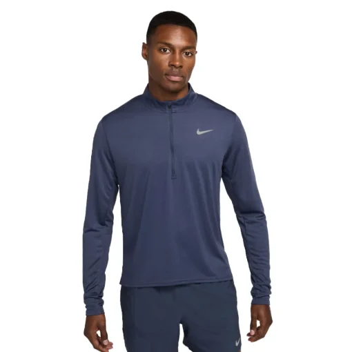 Hombre Nike Dri-FIT Pacer camiseta con media cremallera - SP25