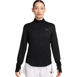 Mujer Nike Dri-FIT Swift UV Camiseta de running manga larga media cremallera para mujer - SP25