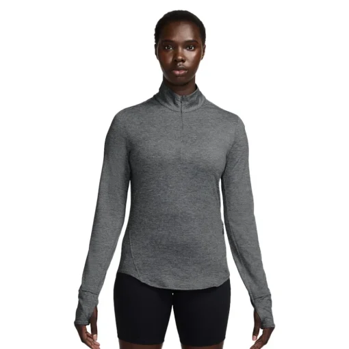 Mujer Nike Dri-FIT Swift UV Camiseta de running media cremallera para mujer - SP25