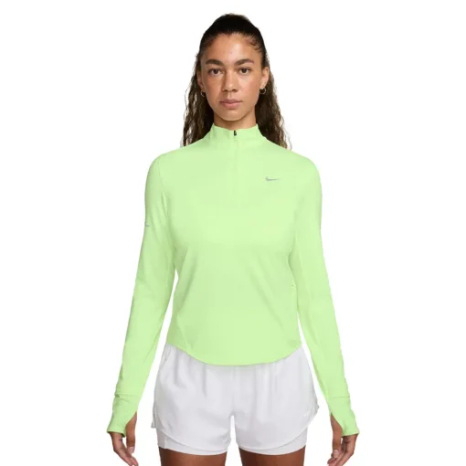 Mujer Nike Dri-FIT Swift UV Quarter cremallera mujer camiseta manga larga running - SU25