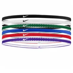 Mujer Nike Flex Classic Slim Headbands (6 Pack) - FA25