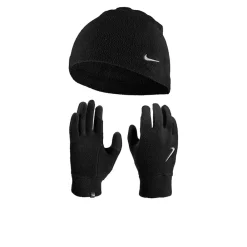 Mujer Nike forro polar para mujer gorra y guantes set - FA23