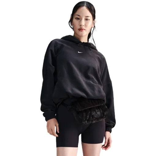 Mujer Nike One Oversized Therma-FIT mujer Pullover forro polar Hoodie - HO24