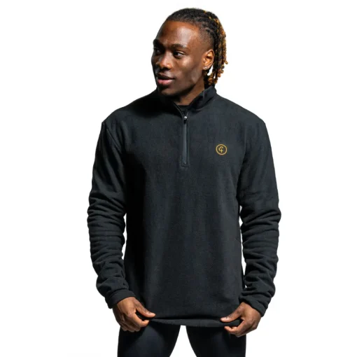 Hombre Parkrun Apricot Microforro polar cremallera 1/4 para hombre