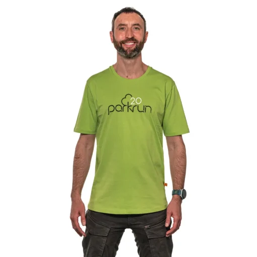 Hombre Parkrun Apricot parkrun 20 Aniversario camiseta