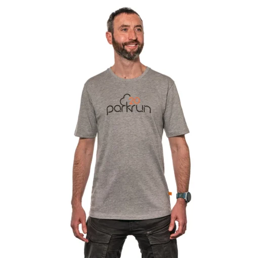 Hombre Parkrun Apricot parkrun 20 Aniversario camiseta