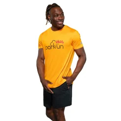 Hombre Parkrun Apricot parkrun camiseta de manga corta