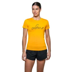 Mujer Parkrun Apricot parkrun camiseta de manga corta para mujer