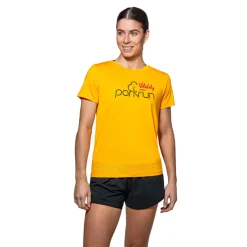 Mujer Parkrun Apricot parkrun camiseta de manga corta para mujer