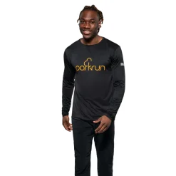 Hombre Parkrun Apricot parkrun de manga larga camiseta